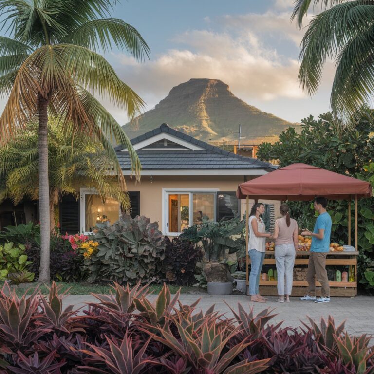 Balanced Image of Peaceful Residence